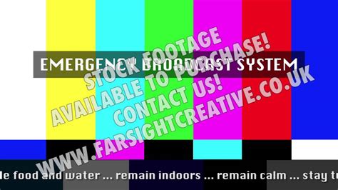 Emergency Broadcast System Stock Footage - available to buy! - YouTube