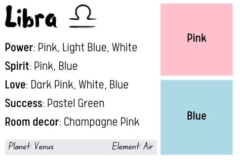 Libra Color Palette and Meanings (+ Colors to Avoid)