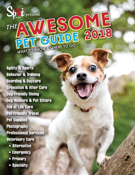 The Awesome Pet Guide 2018 | Pet magazine, Veterinary care, Pets