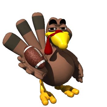 turkey playing football gif - Clip Art Library