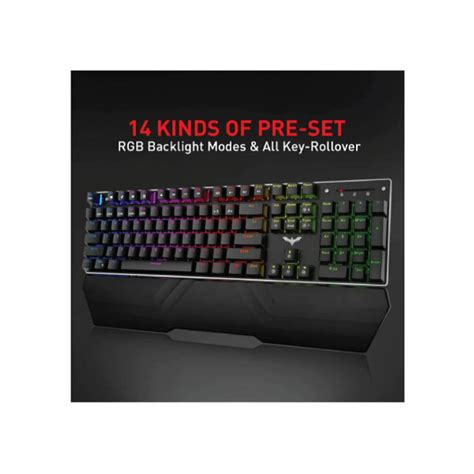 Havit Gaming Wired RGB Mechanical Keyboard, Headphone Combo - Jadu Bazar