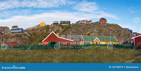 Panorama of the Sisimiut Museum - Katersugaasiviat, Greenland Stock Image - Image of ...