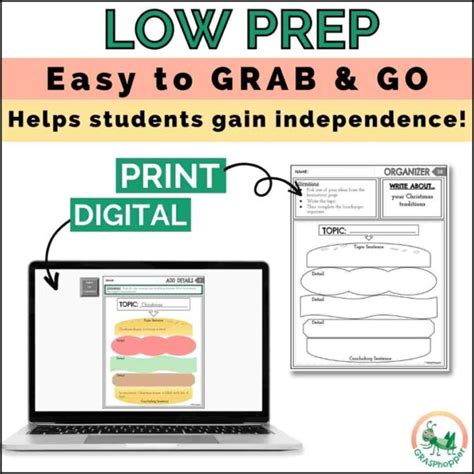 Christmas Paragraph Writing Prompts and Activities - GRASPhopper Learning