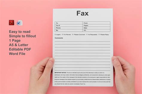 Fax Cover Sheet,fax Cover Sheet Template,fax Cover Page Template,fax Cover Template,fax Cover ...