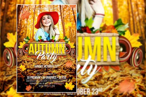 Autumn Flyer or Poster Template Graphic by Tebha Workspace · Creative ...