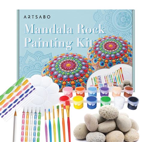 55PCS Mandala Dotting Tools Rock Painting Kit With Brushes | Etsy