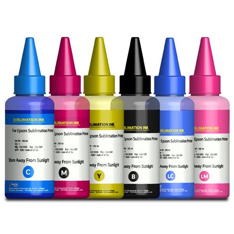 Sublimation Ink - 6 Colors Set IMPRINT SOLUTION