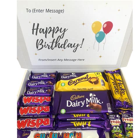 Personalised Cadbury Dairy Milk Chocolate Sweets Gift Box | Etsy in 2020 | Cadbury dairy milk ...