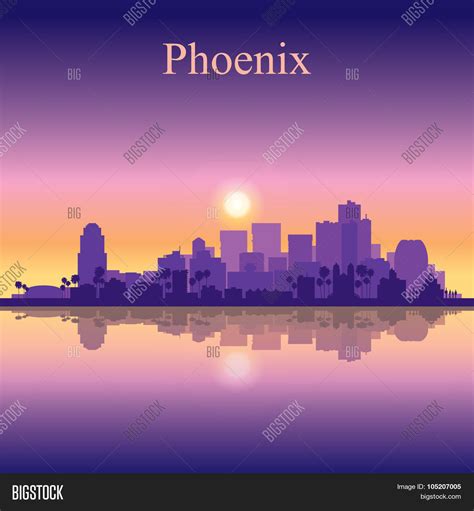 Phoenix City Skyline Vector & Photo (Free Trial) | Bigstock