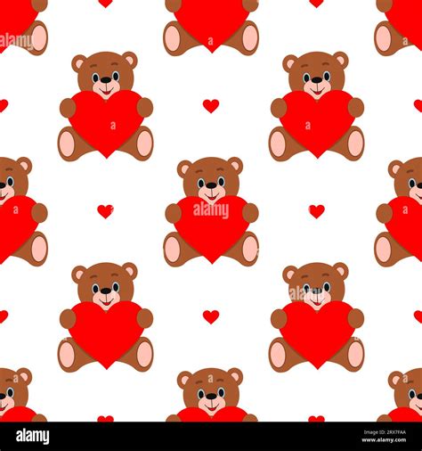 Teddy bear. A heart. Valentine s Day Stock Vector Image & Art - Alamy