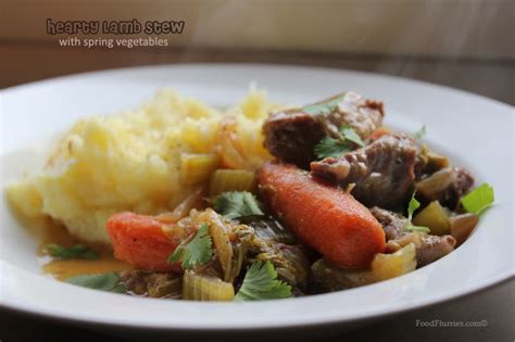 Hearty Lamb Stew with Spring Vegetables » Food Flurries...