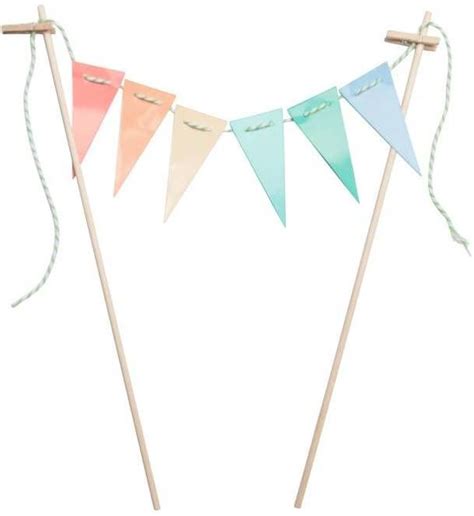 Cake Bunting - Pastel Rainbow | Fiesta, Ideas, Anchetas