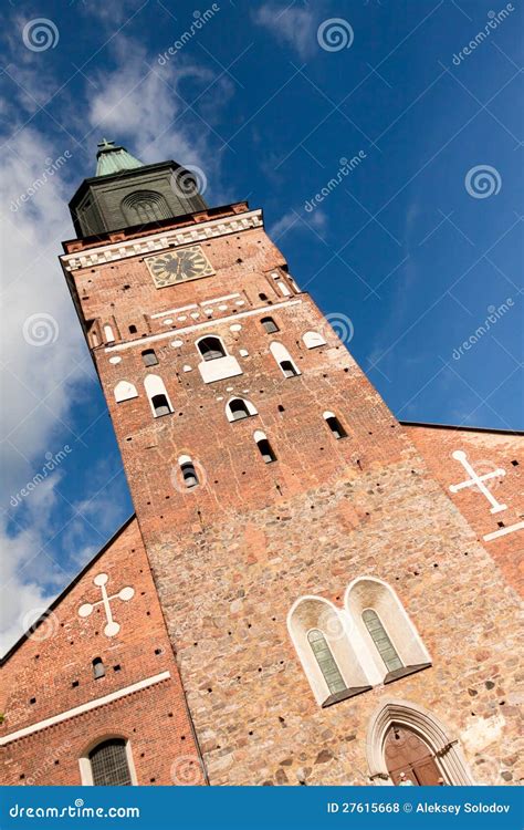 Turku Cathedral stock photo. Image of europe, town, historical - 27615668