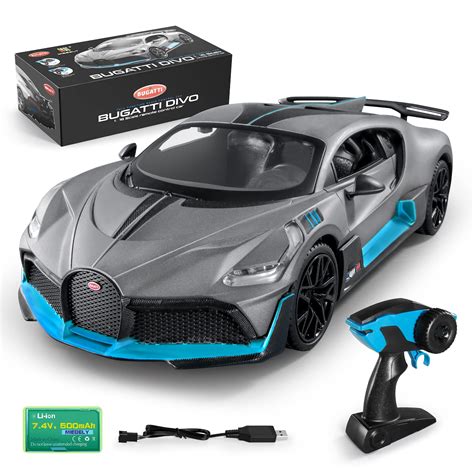 MIEBELY Bugatti Remote Control Car – 1/16 Scale RC Car for Children and Adults – Realistic ...