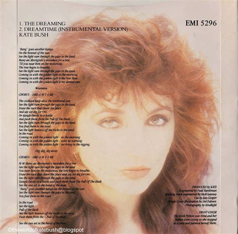 THE WORLD OF KATE BUSH: The Dreaming - UK 7" Single: First Issue