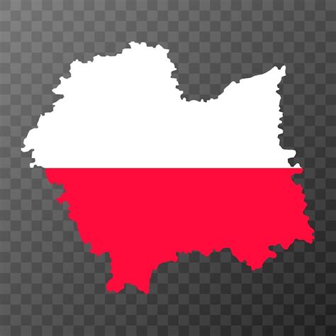 Premium Vector | Lesser poland voivodeship map province of poland ...