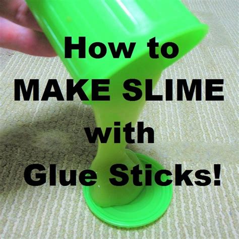 How to Make Slime With a Glue Stick - FeltMagnet