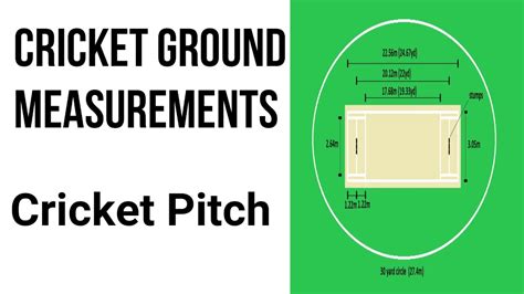 cricket ground measurements / cricket pitch / cricket field /cricket pitch size | sports ...