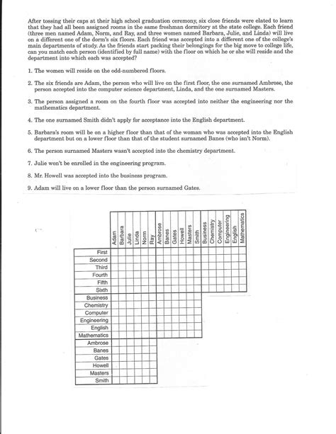 Interesting logic puzzle grid problem - Puzzling Stack Exchange