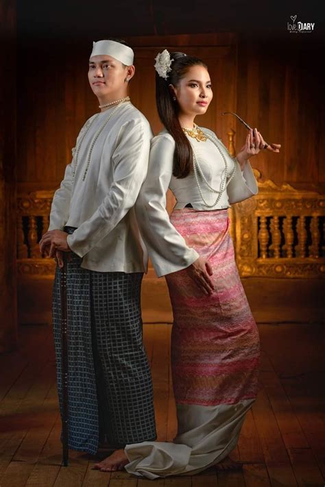 Myanmar traditional Dress | Myanmar traditional dress, Traditional dresses, Traditional outfits