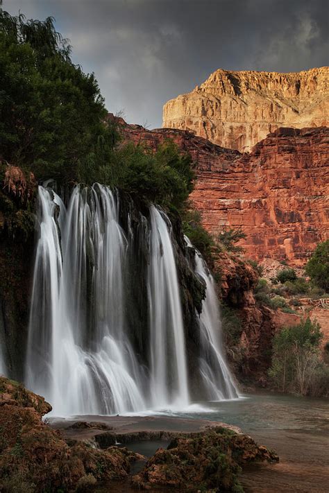 Navajo Falls in the Grand Canyon, Arizona, I Photograph by Dave Wilson