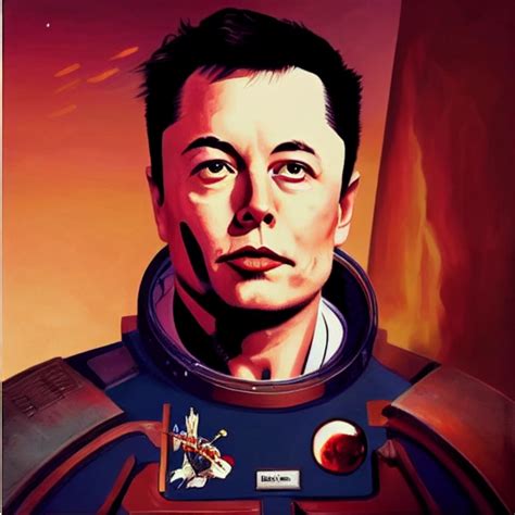 Elon Musk is the conquerer of Mars, Warhammer | Midjourney | OpenArt