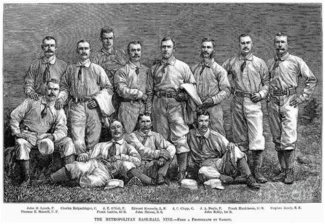 New York Baseball Team Photograph by Granger - Fine Art America