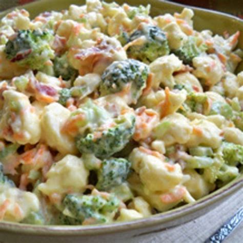 Broccoli & Cauliflower Salad