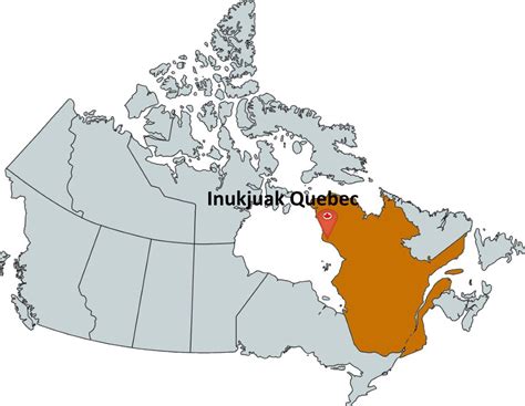 Where is Inukjuak Quebec? - MapTrove