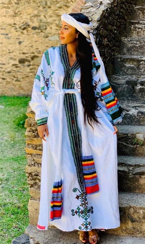 Pin by Amhara Ethiopians on Gondar Amhara Traditional Clothing | Ethiopian traditional dress ...