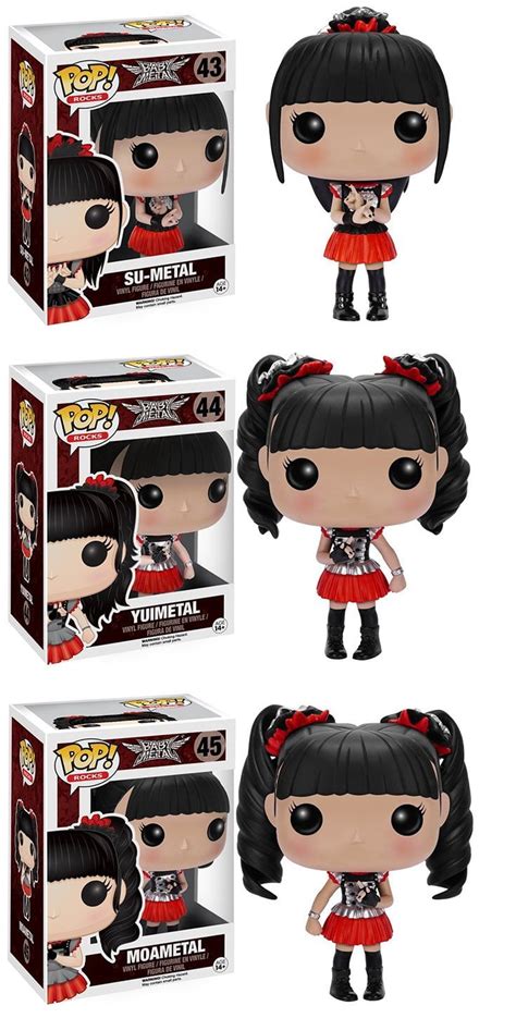 Babymetal Su-Metal - Yuimetal - Moametal Vinyl Action Figure Toy Doll Collectible Funko POP ...