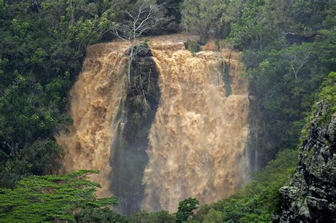 Opaekaa Falls, Kauai, Hawaii, USA - Stock Image - C049/8328 - Science ...