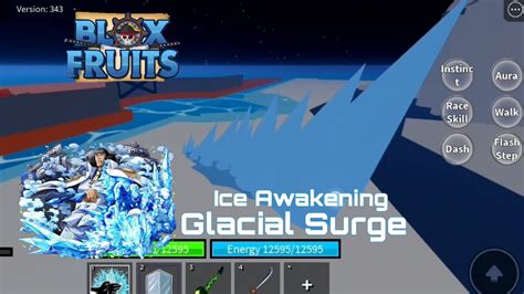 ICE AWAKENING! [ GLACIAL SURGE ]: Blox Fruit | Roblox | - YouTube