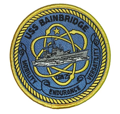 USS BAINBRIDGE CGN-25 Patch – Sew On - Squadron Nostalgia