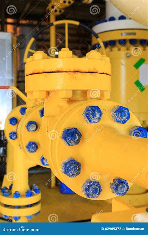 Check Valve in a Production Facility To Control Flow Direction Stock Photo - Image of energy ...