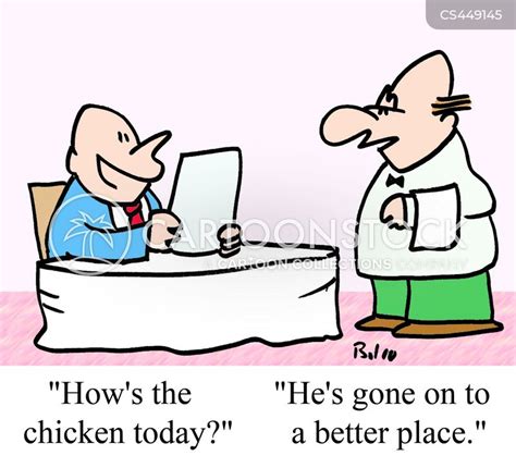 Chicken Dinner Cartoons and Comics - funny pictures from CartoonStock