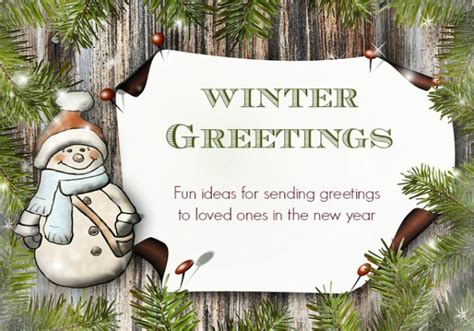 Winter Greeting Ideas For Your Loved Ones | Pretty Opinionated