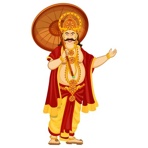 Cheerful King Mahabali Character In Standing Pose. 24197235 Vector Art at Vecteezy