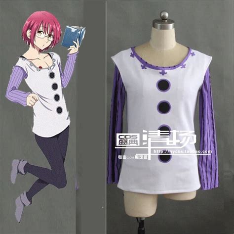 New Top Quality The Seven Deadly Sins Lust Gowther Cosplay Costume Vest+T shirt on Aliexpress ...