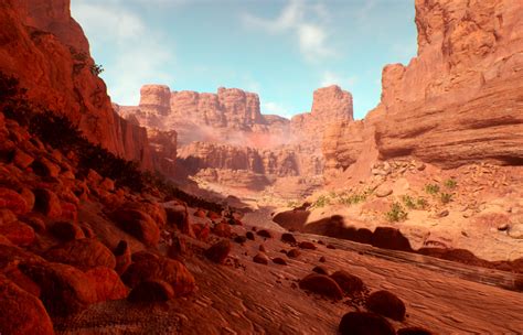 ArtStation - Desert Canyon