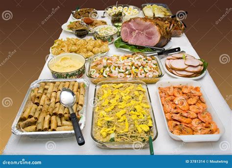 Ethnic Food Feast Stock Images - Image: 3781314