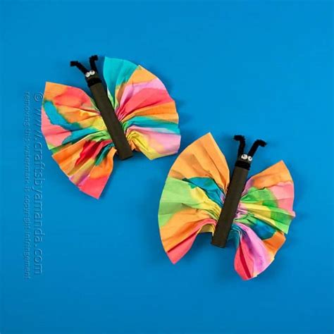 Watercolor Butterfly Craft for Kids