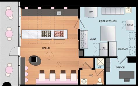 9 Benefits Of Bakery Kitchen Floor Plan Design That May Change Your Perspective | Cafe floor ...