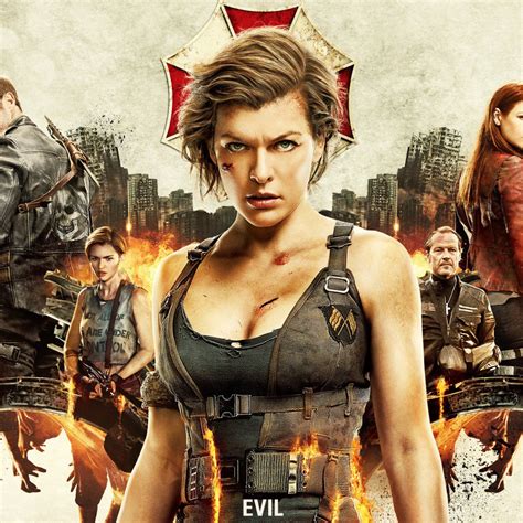 2048x2048 Resident Evil The Final Chapter 4k 2016 Movie Ipad Air HD 4k Wallpapers, Images ...