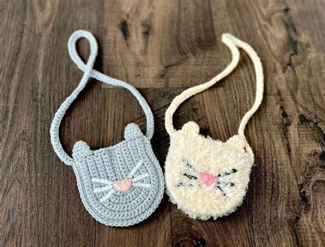 How to Make a Cute Crochet Cat Bag- Free Crochet Kitty Purse Pattern - A Crafty Concept