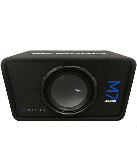 Memphis Audio Single 12 inch M7 Loaded Subwoofer Enclosure - Macy's