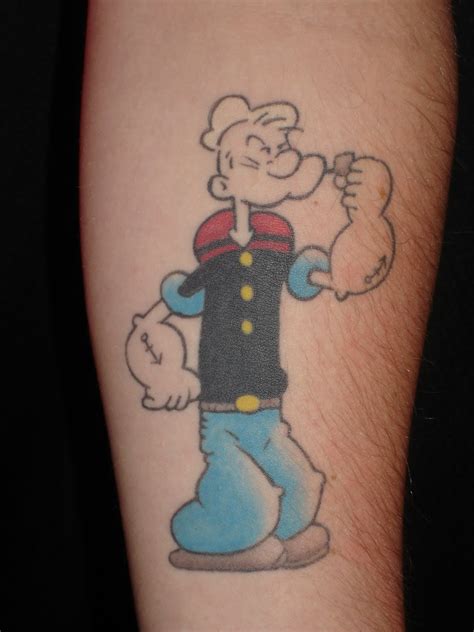 Collin Kasyan's Tattoo Portfolio: Tattoo; Color, Popeye