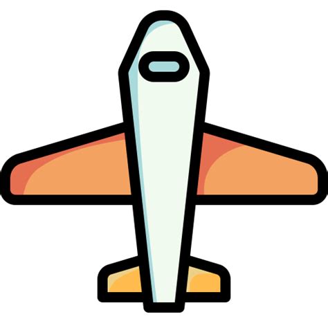 Airplane Generic Outline Color icon