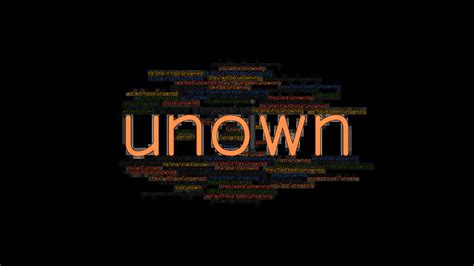 Unown Past Tense: Verb Forms, Conjugate UNOWN - GrammarTOP.com