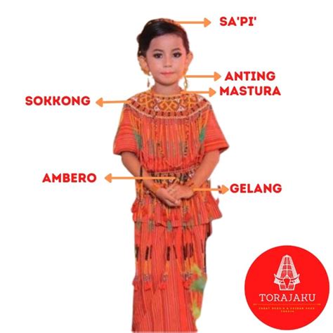 Jual Pakaian Adat Toraja Tenun Asli dan 1 Set Aksesoris Toraja untuk Anak - Kab. Toraja Utara ...